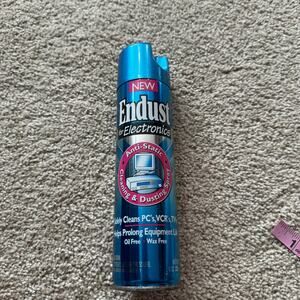 Vintage 1995 Endust for Electronics Anti Static Cleaning Dusting Spray 8 Oz Can